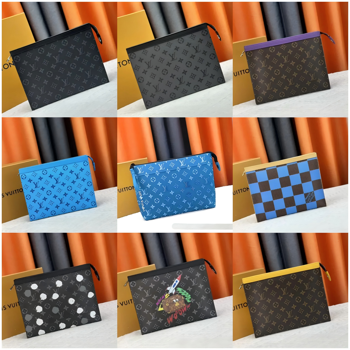 Louis Vuitton Monogram Canvas Pouch Cosmetic Bag