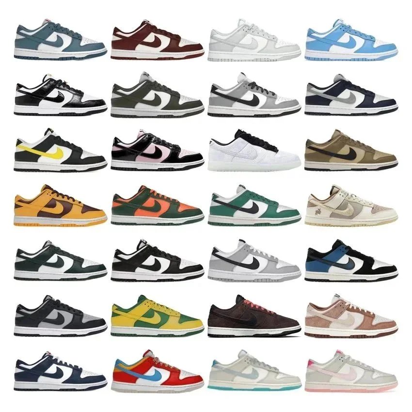 Nike Dunk Low Sneakers Collection Various Colors and Styles