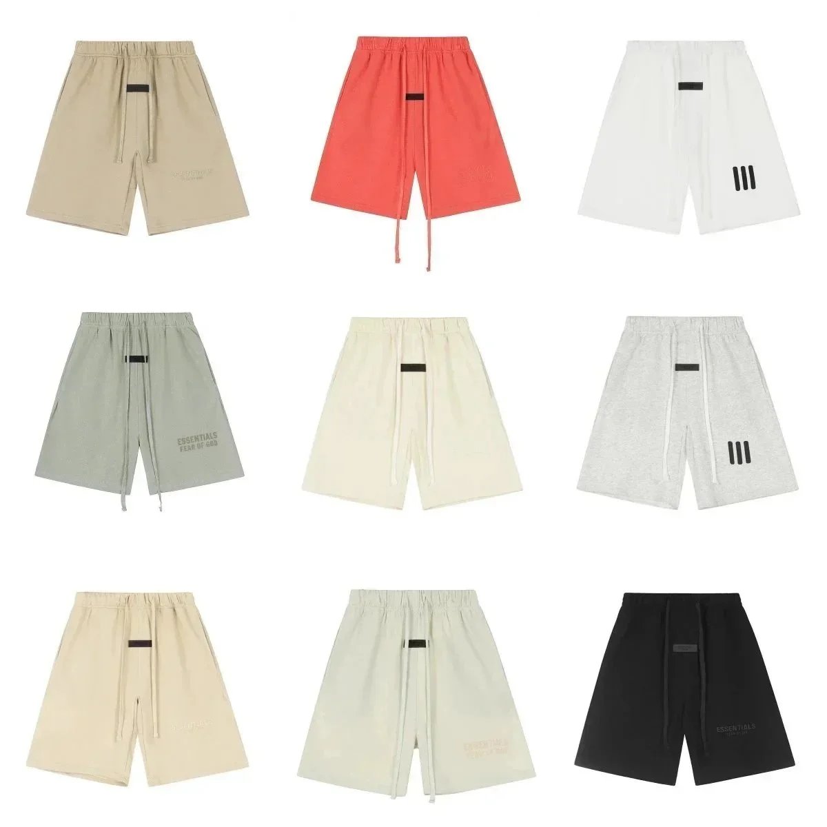 Essentials Men's Drawstring Shorts in Multiple Colors
