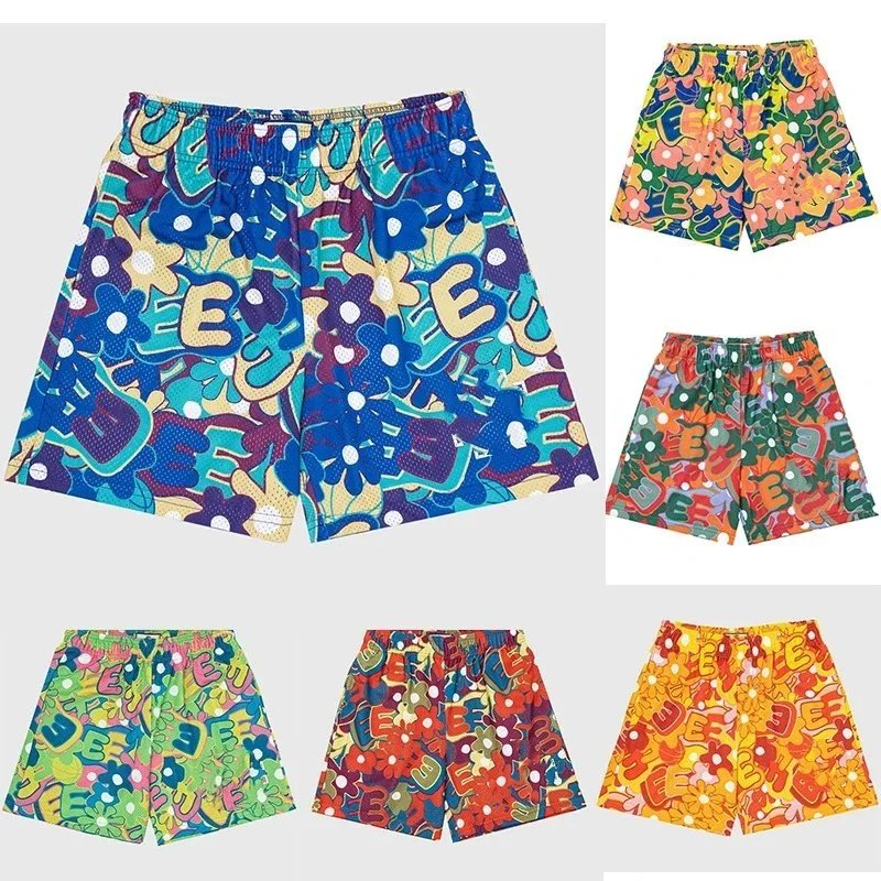 Colorful Printed Swim Shorts for Men and Women