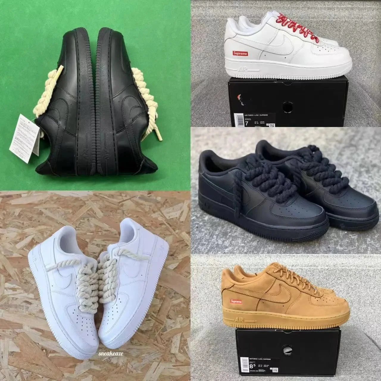 Supreme x Nike Air Force 1 Low Sneakers