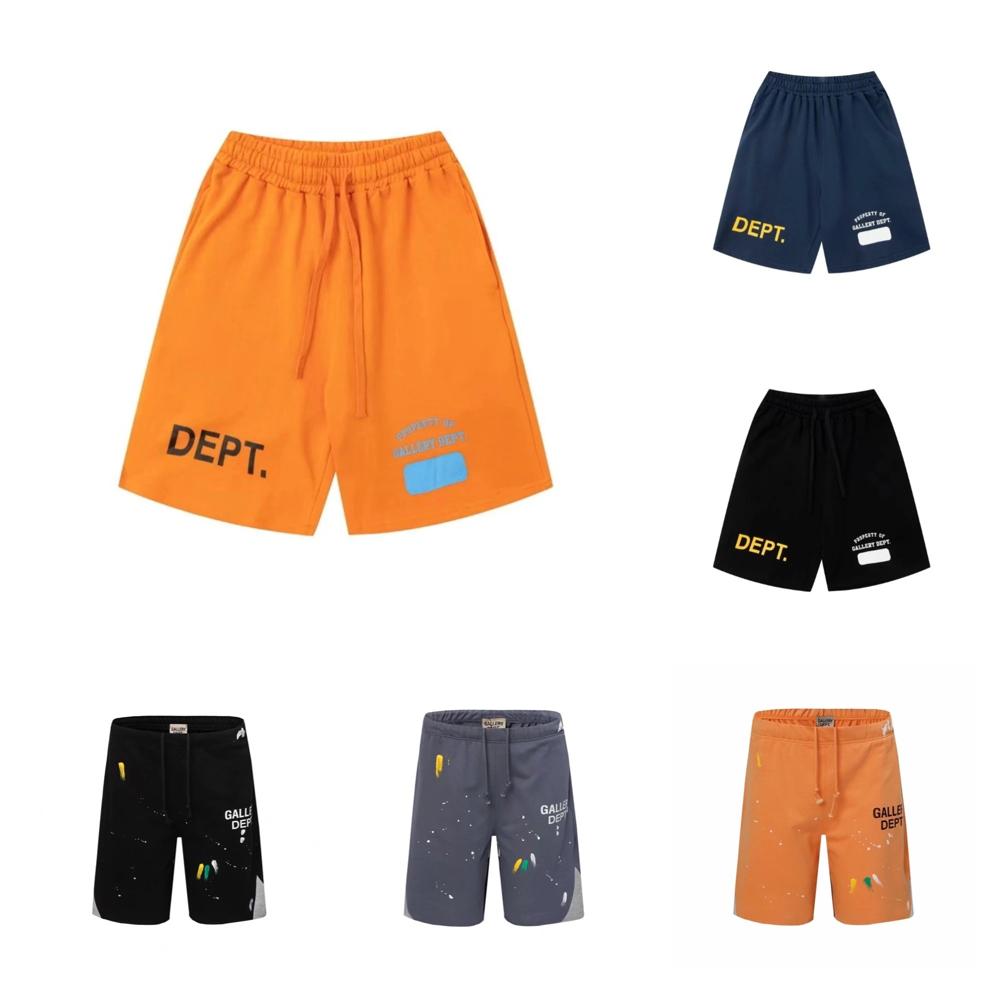 GALLERY DEPT. Men's Casual Shorts with Logo Print