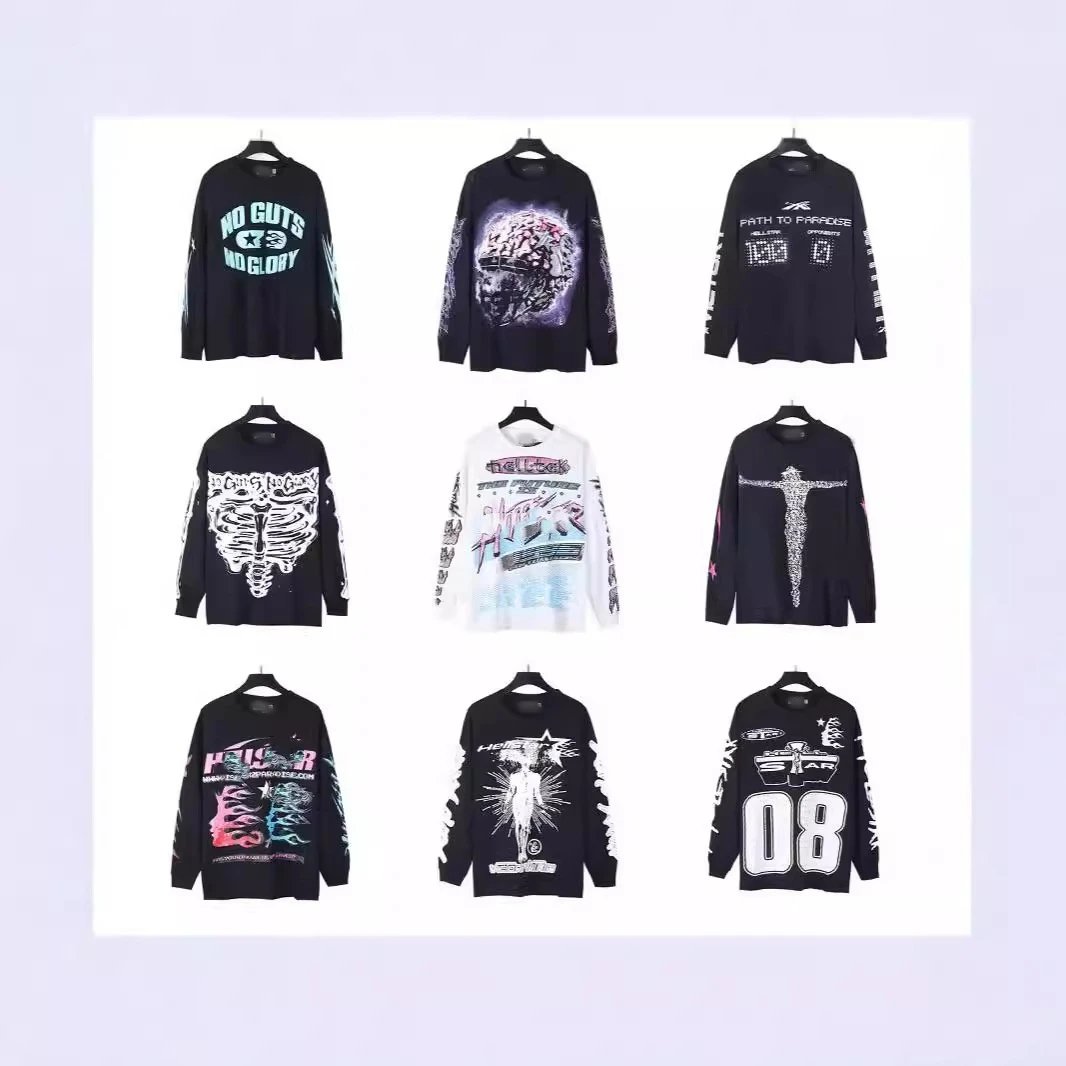 Graphic Long Sleeve T-Shirts for Men and Women Streetwear Fashion