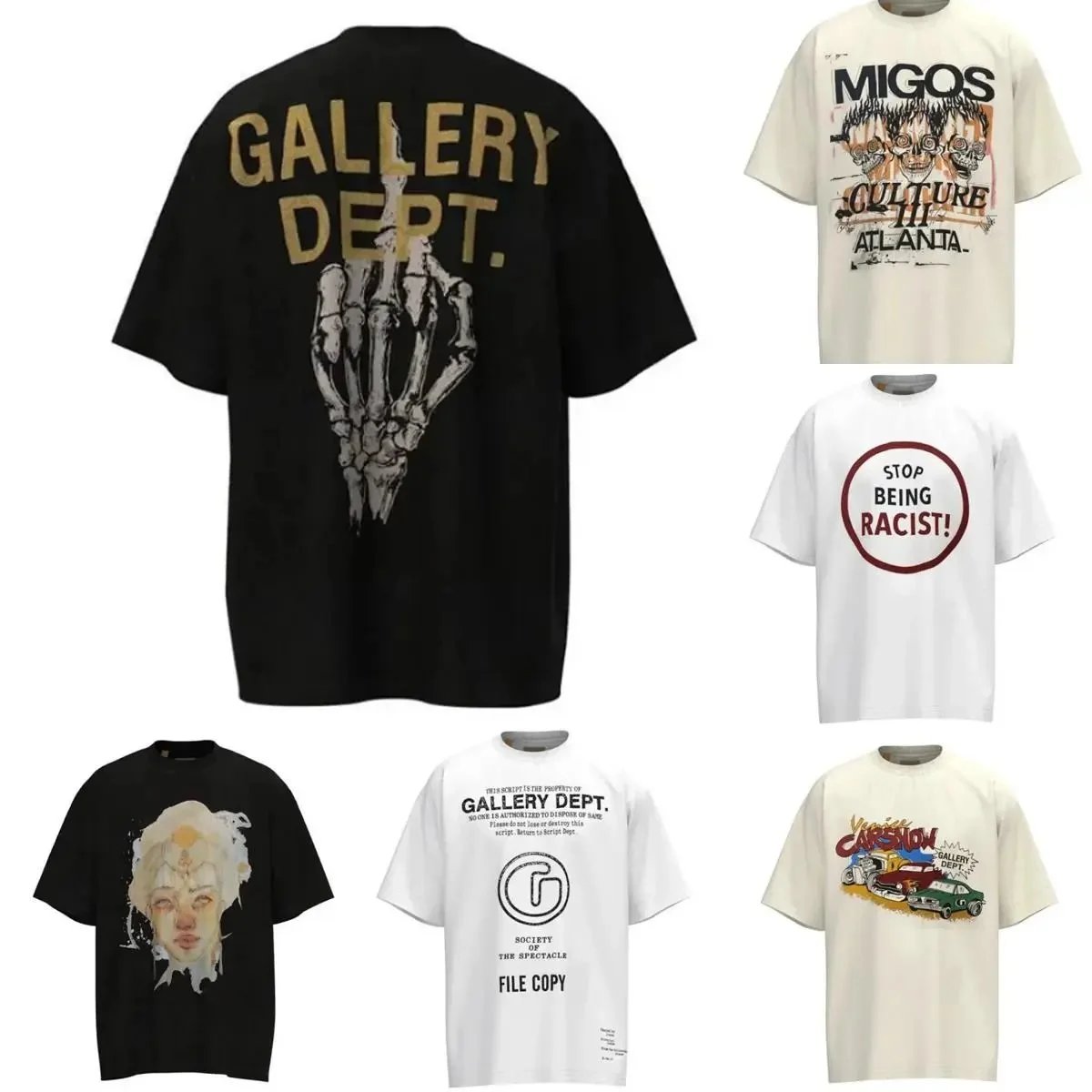 Gallery Dept T-Shirt Collection - Streetwear Fashion