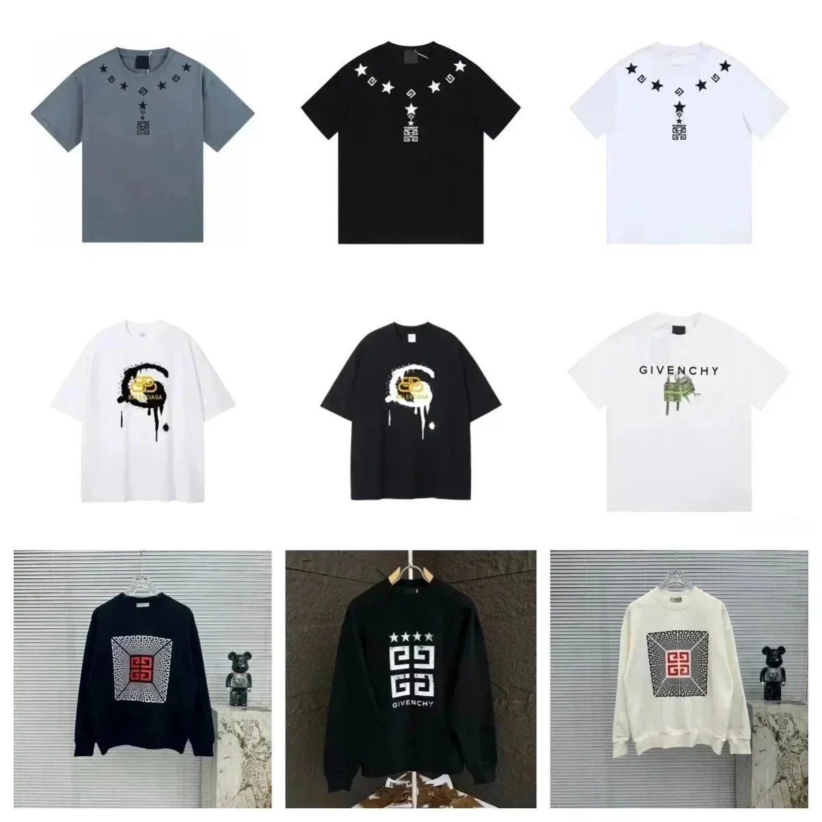 Givenchy T-Shirts and Sweatshirts with Logo and Graphic Design