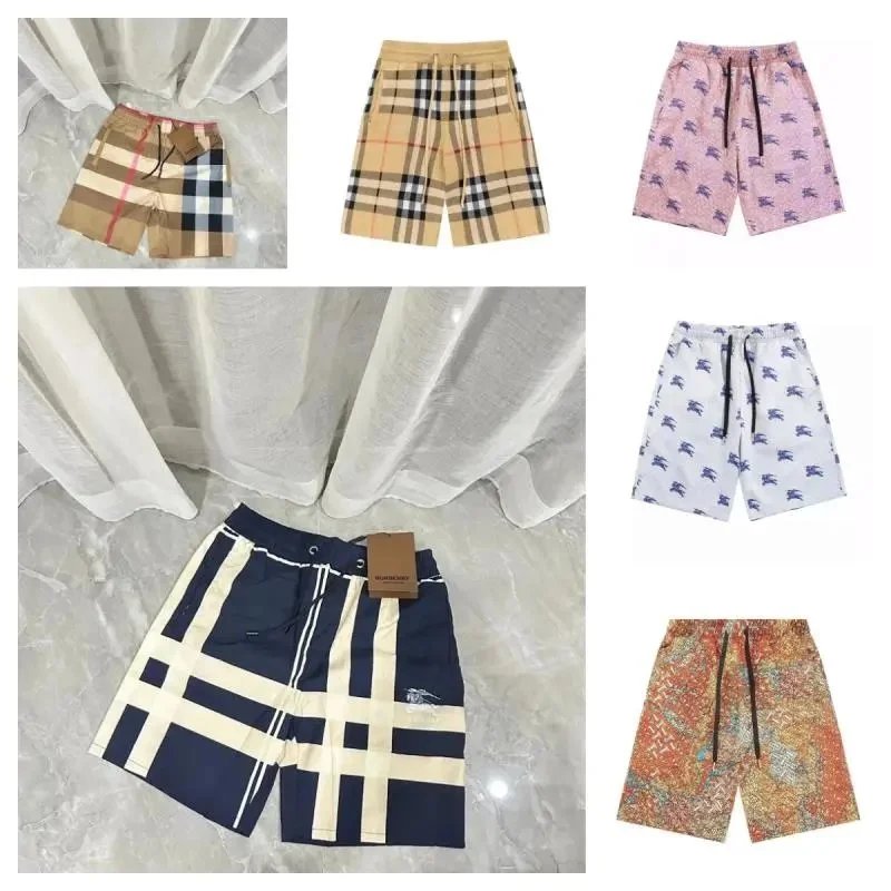 Burberry Check Pattern Men's Swim Shorts