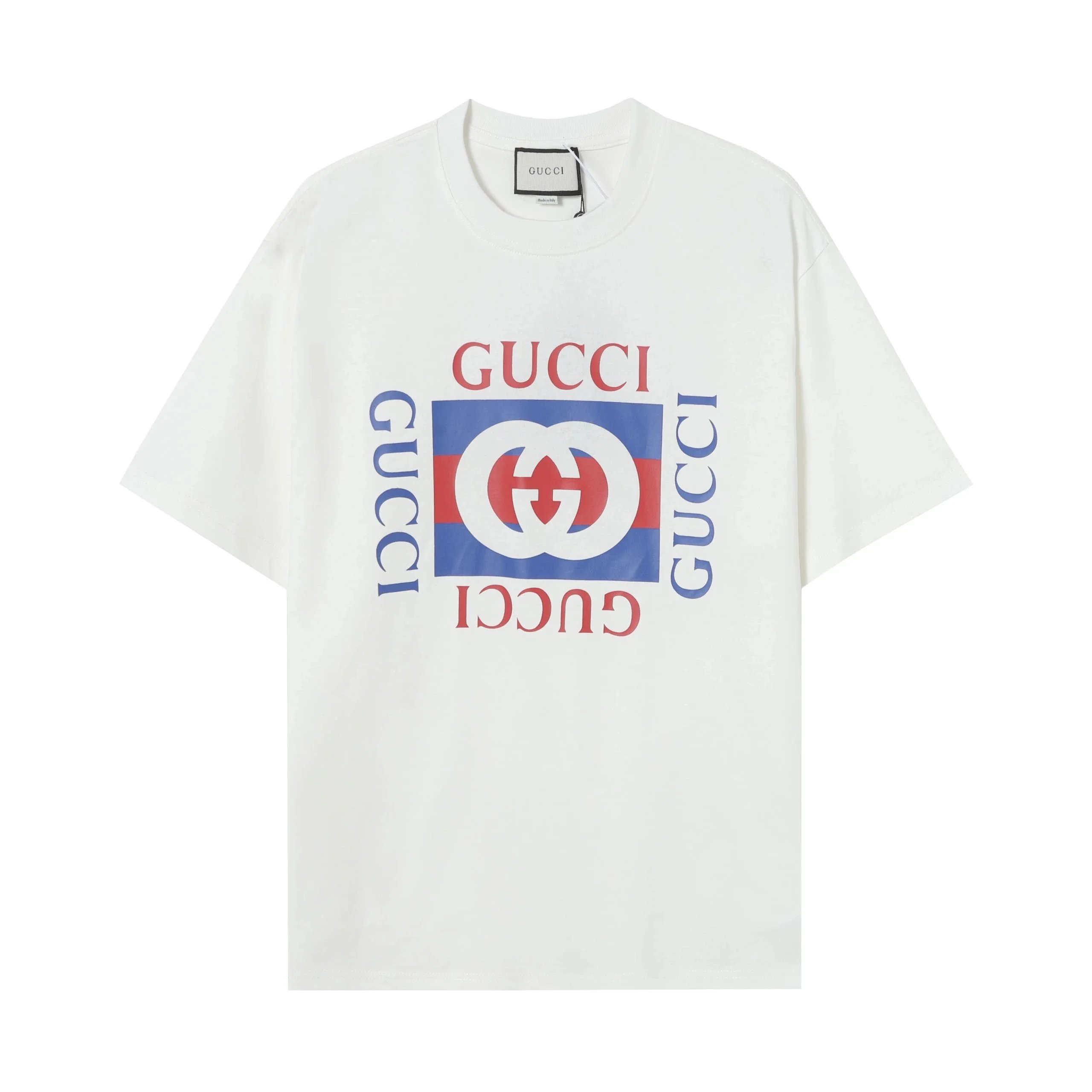 Gucci Logo Print White T-Shirt