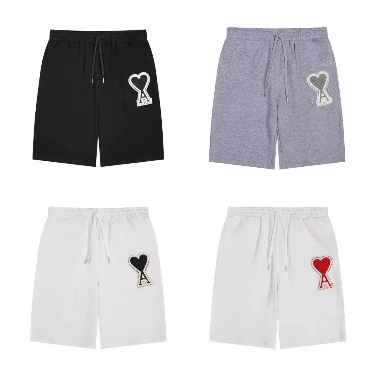 BAPE Heart Logo Sweat Shorts for Men