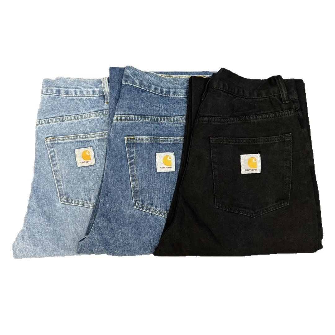 Carhartt Work Jeans Denim Pants Men's Classic Fit Blue Black