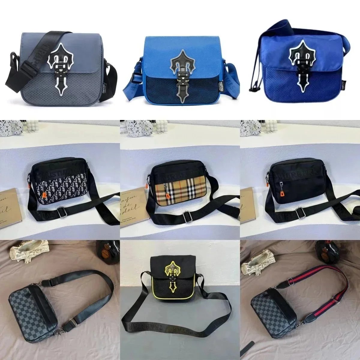 Marsch Crossbody Bag with Logo Design for Men and Women