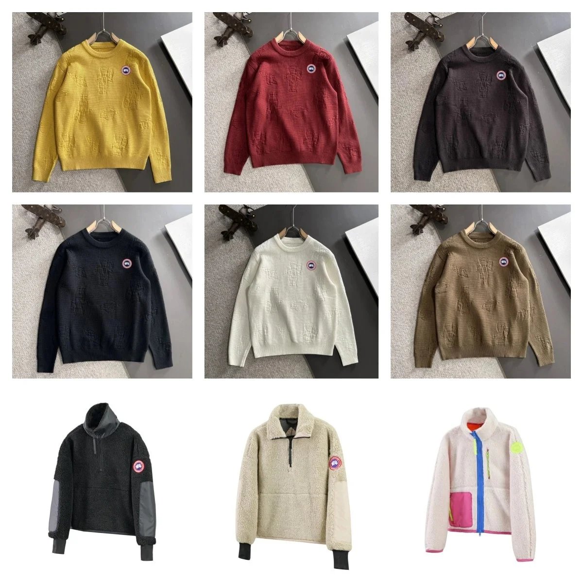 Canada Goose Knit Sweaters and Fleece Jackets for Men