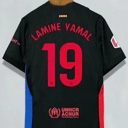 Lamine Yamal 19 FC Barcelona Jersey Black Red Blue