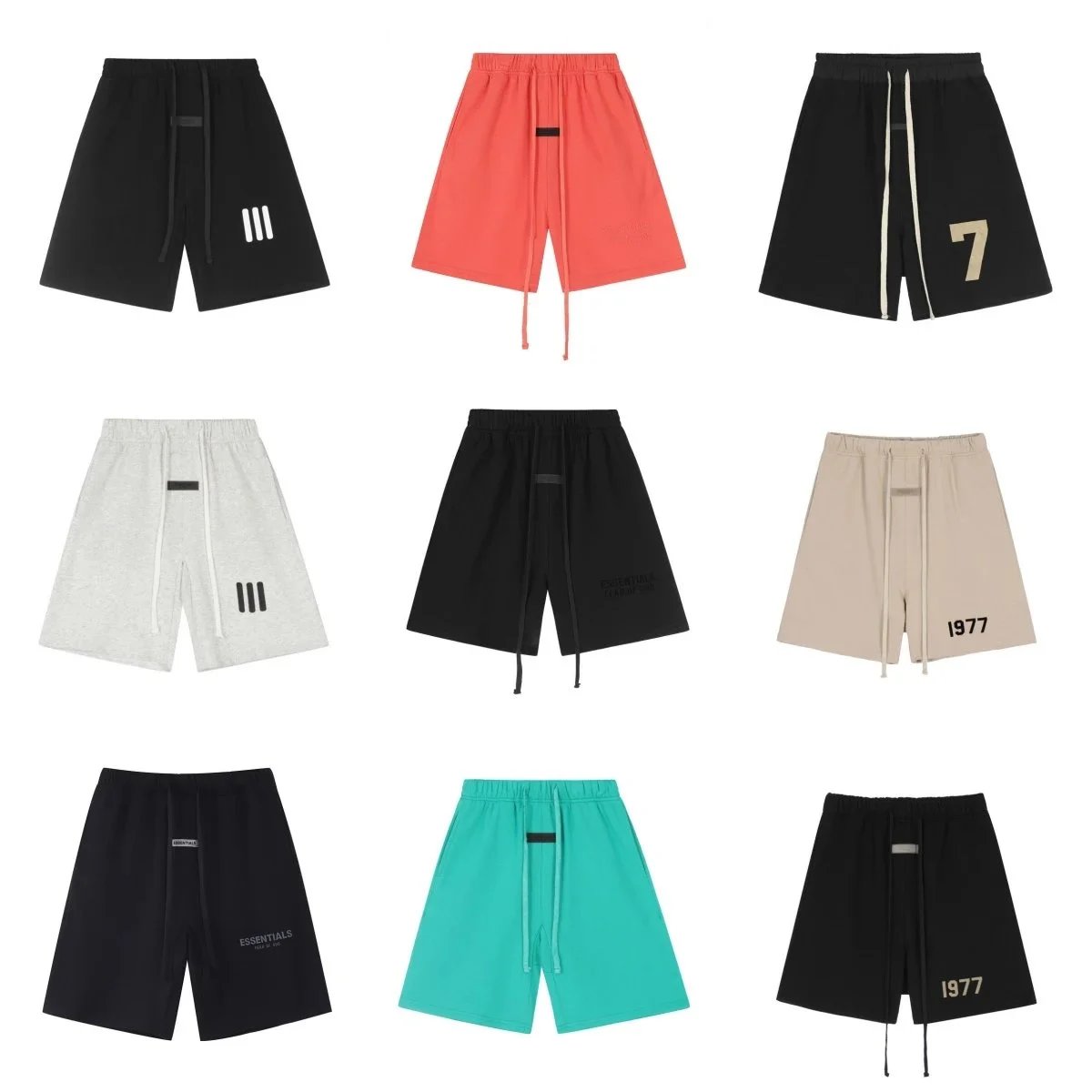 Men's Casual Drawstring Shorts in Multiple Colors and Designs