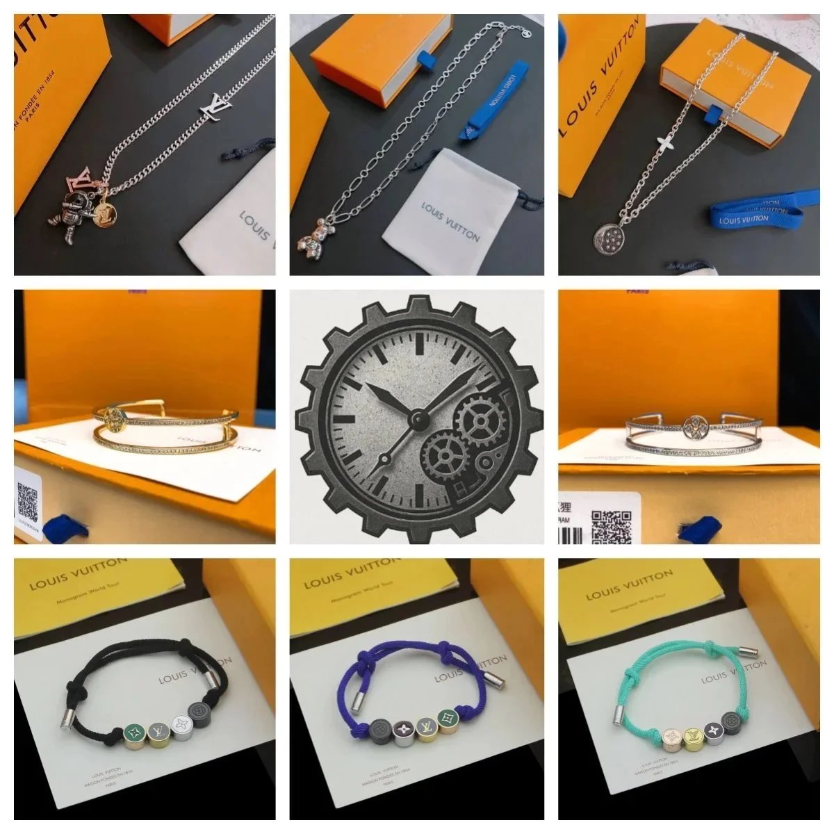 Louis Vuitton Jewelry Collection Necklaces Bracelets Watches