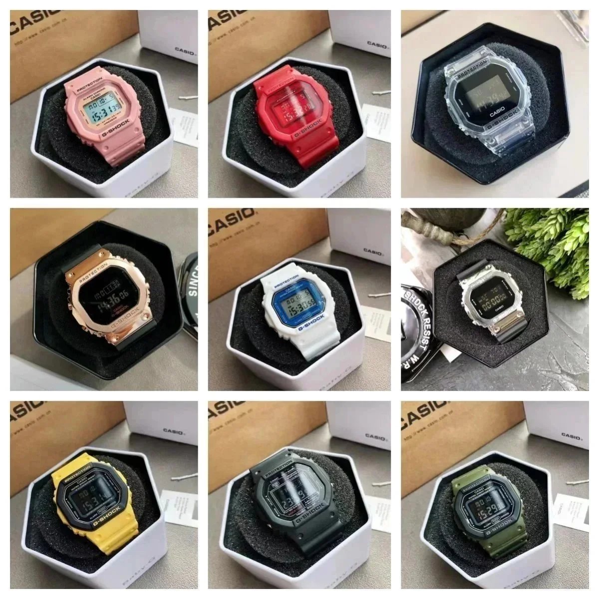 Casio G-Shock Digital Watch Collection