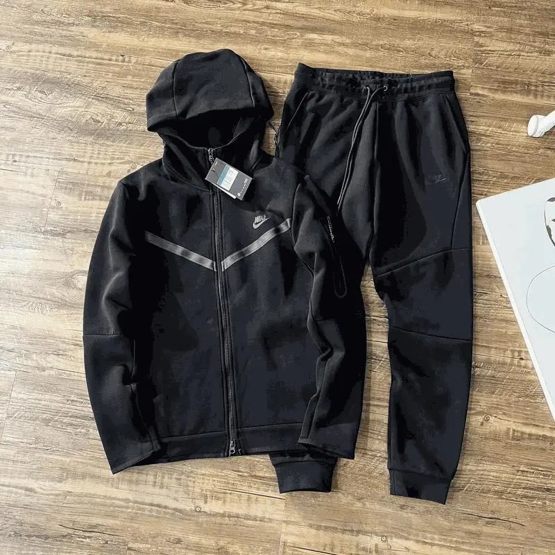 Nike Black Hoodie and Jogger Set for Men
