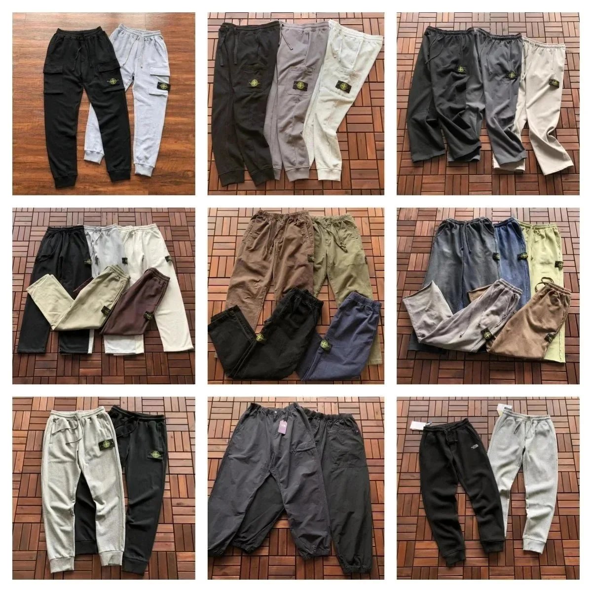 Stone Island Cargo Pants Men's Sweatpants Casual Joggers
