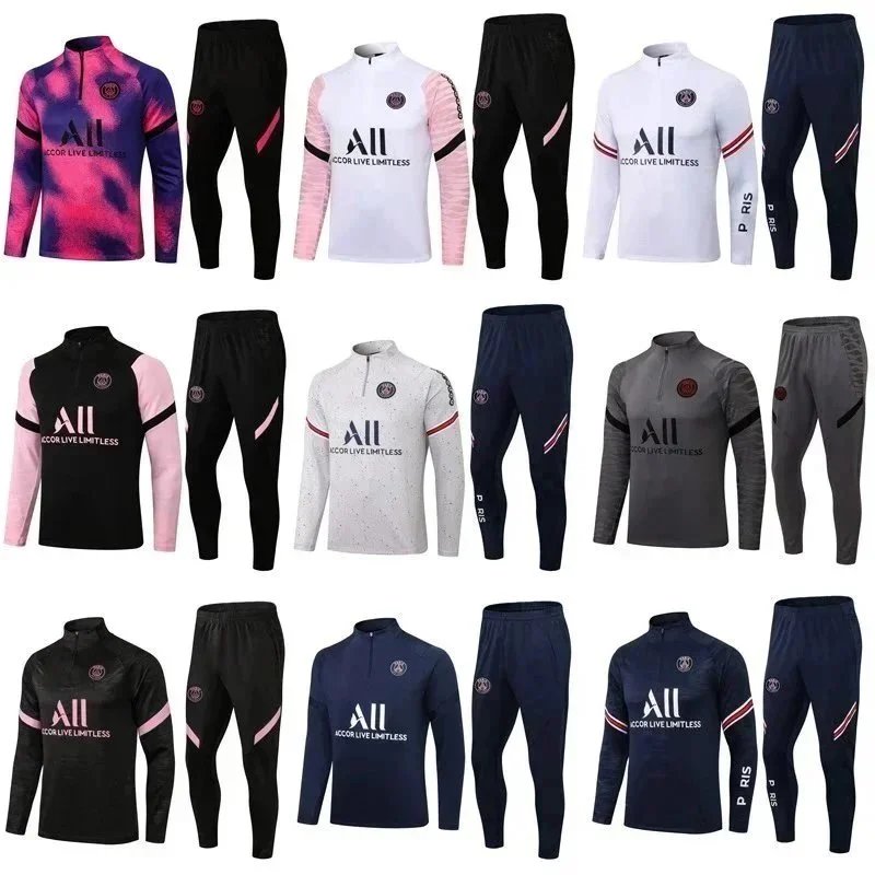 PSG Training Kit 2023-2024 Men's Football Tracksuit Set