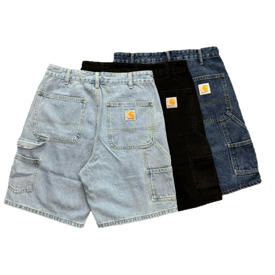 Carhartt Denim Cargo Shorts for Men Lightweight Workwear Style