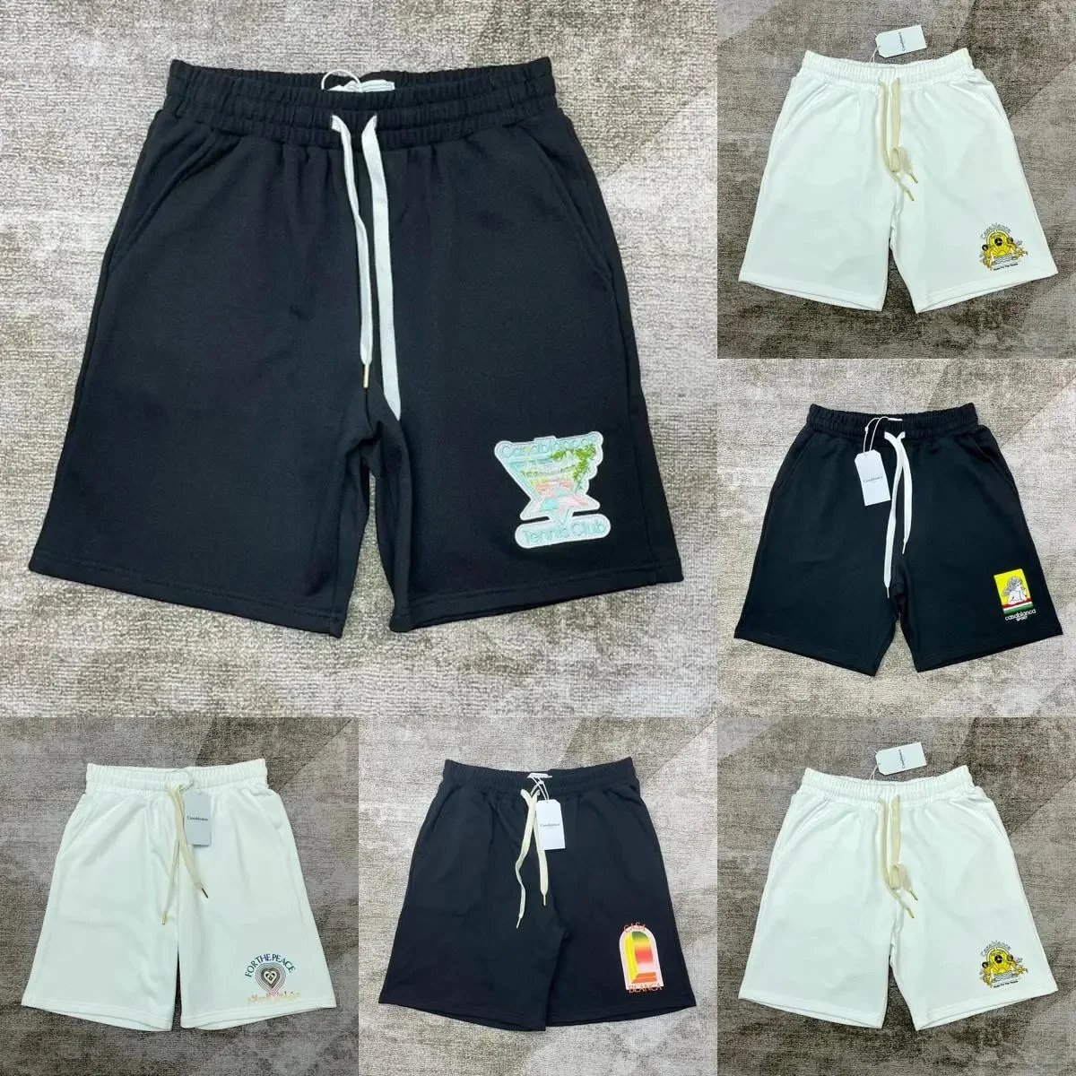 Casual Cotton Shorts for Men and Women with Logo Design