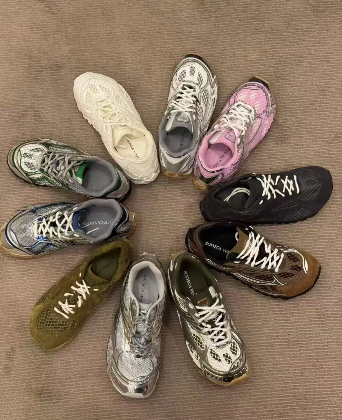 Bottega Veneta Sneakers Collection Fashion Designer Shoes