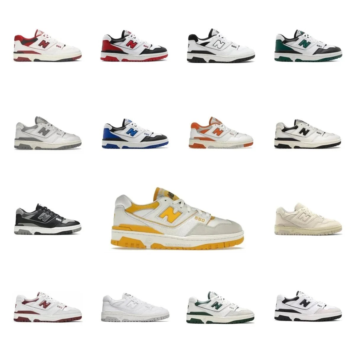 New Balance 550 Sneakers Men Women Fashion Casual Shoes