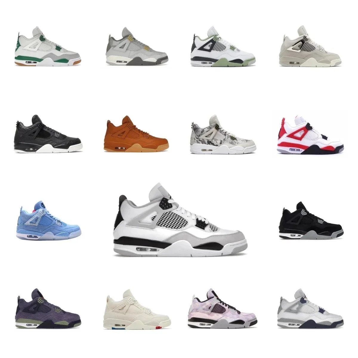 Air Jordan 4 Sneakers Collection - Men's Basketball Shoes