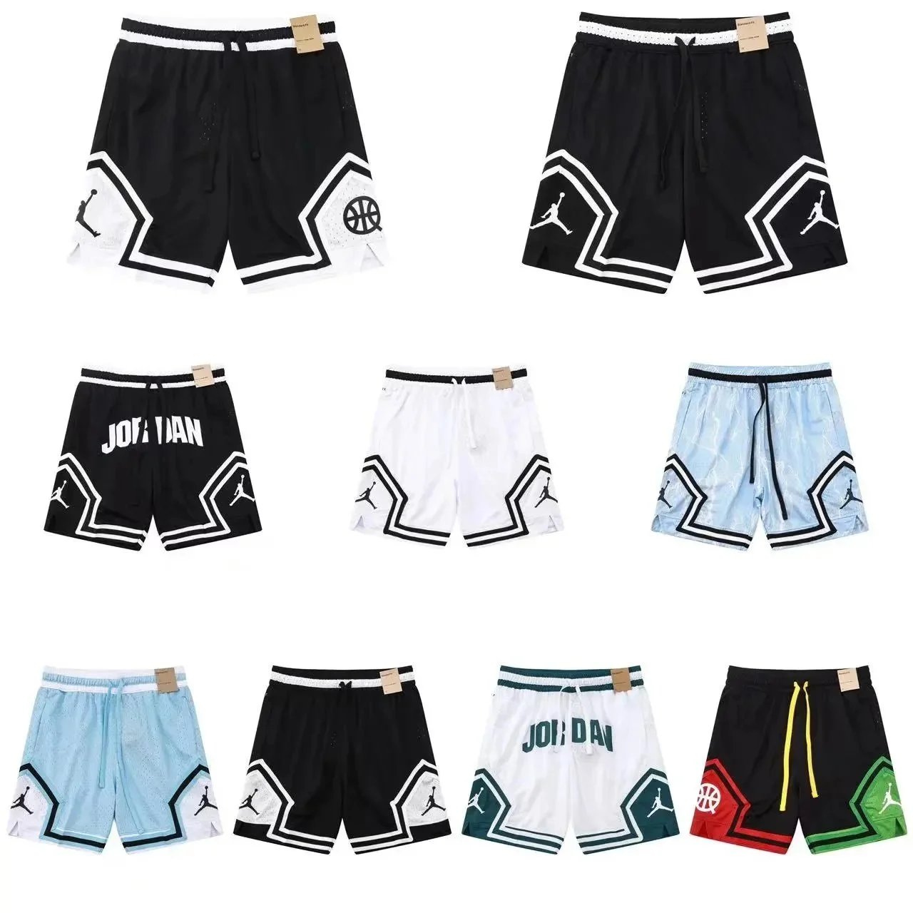 Jordan Basketball Shorts Men's Athletic Workout Training Pants