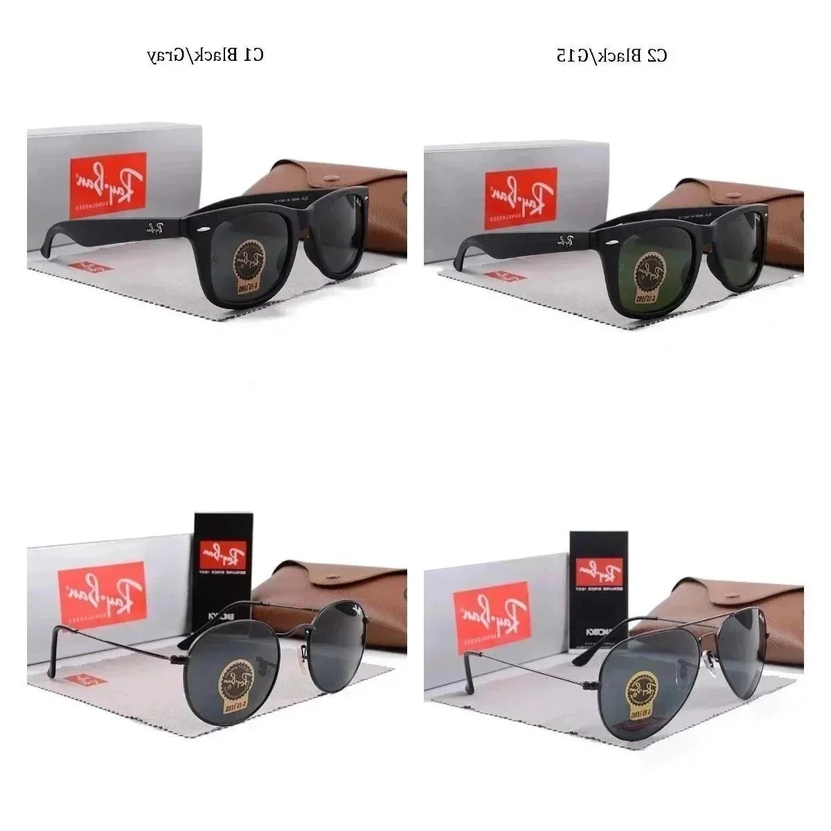 Ray-Ban Sunglasses Classic Wayfarer and Aviator Styles