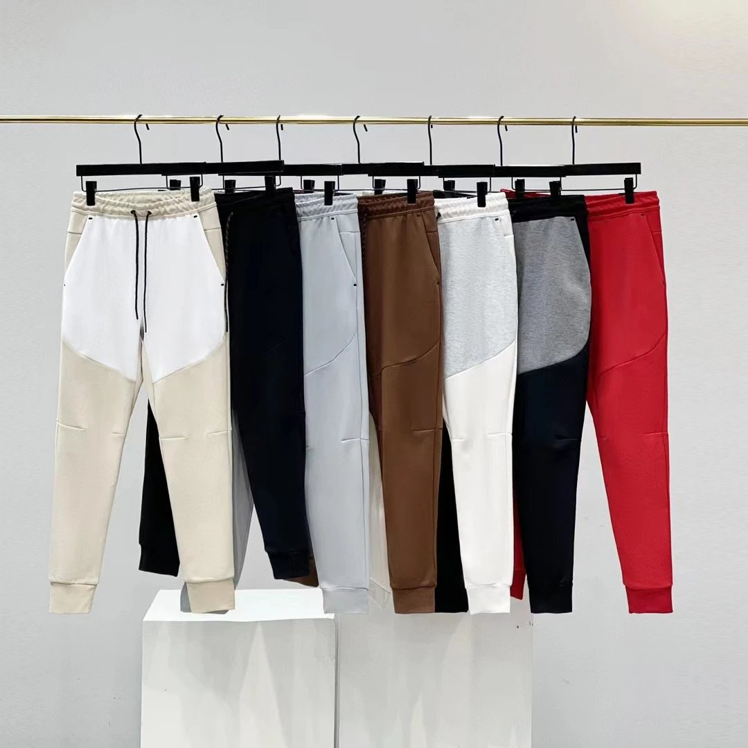 Stylish Color-Blocked Jogger Pants for Men and Women