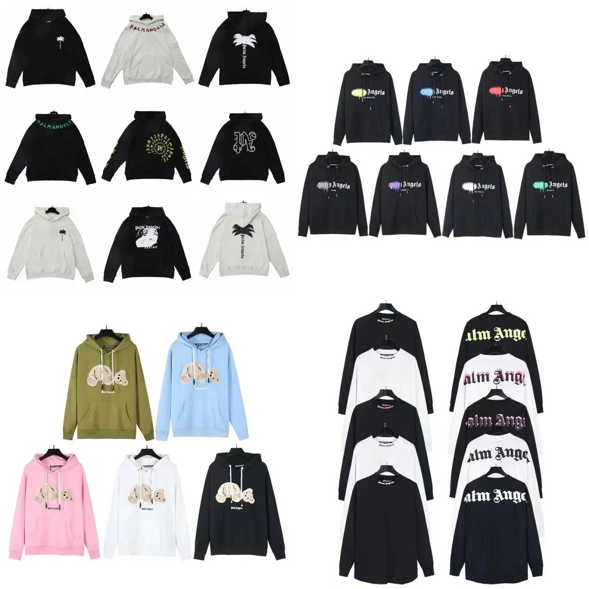 Palm Angels Hoodies Sweatshirts Men Women Streetwear Fashion
