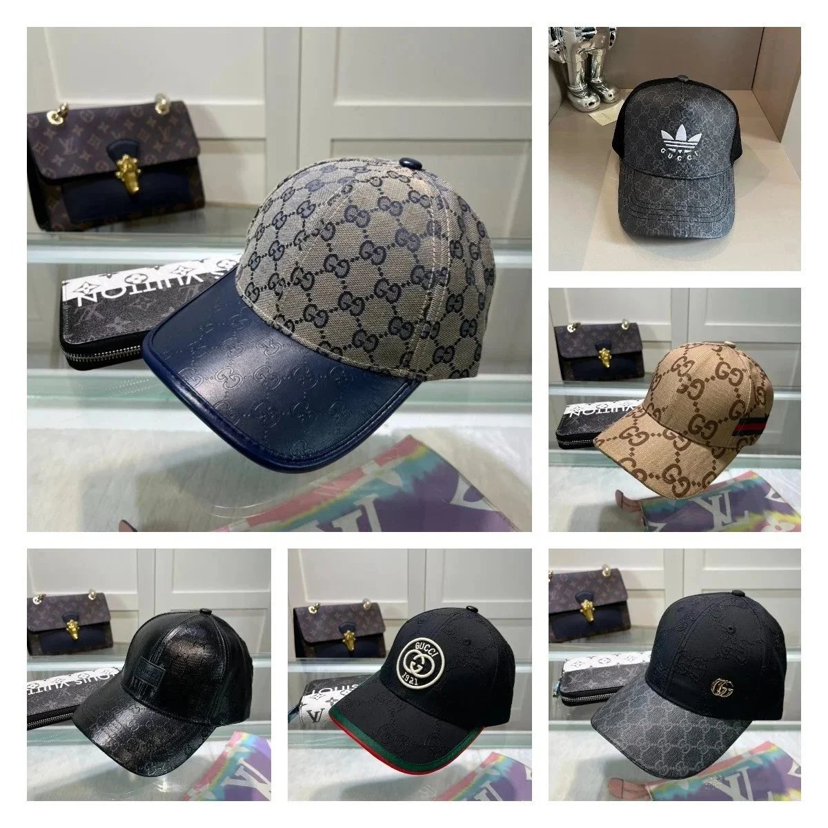 Gucci Logo Pattern Baseball Cap Fashion Hat for Men and Women