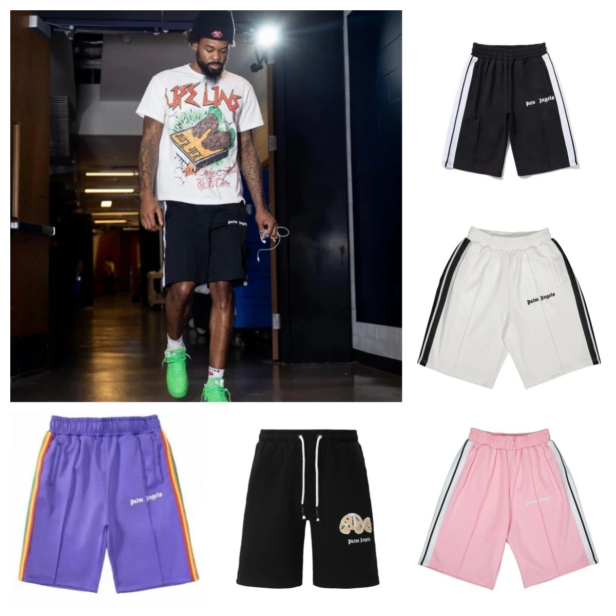 Palm Angels Track Shorts for Men and Women
