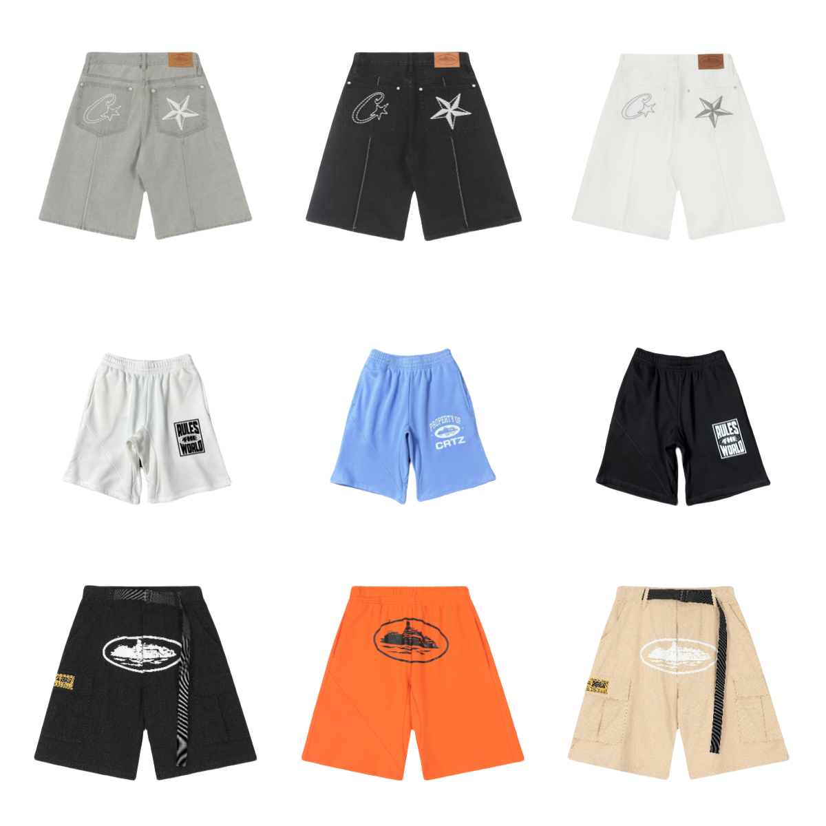 CRTZ Men's Casual Shorts Collection - Stylish & Comfortable