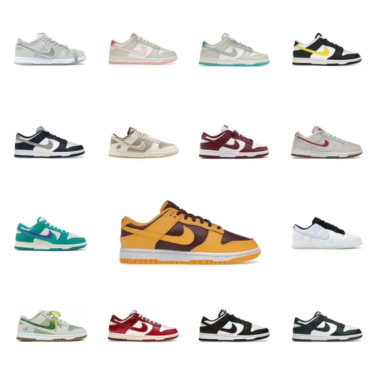 Nike Dunk Low Sneakers Collection - Classic Street Style
