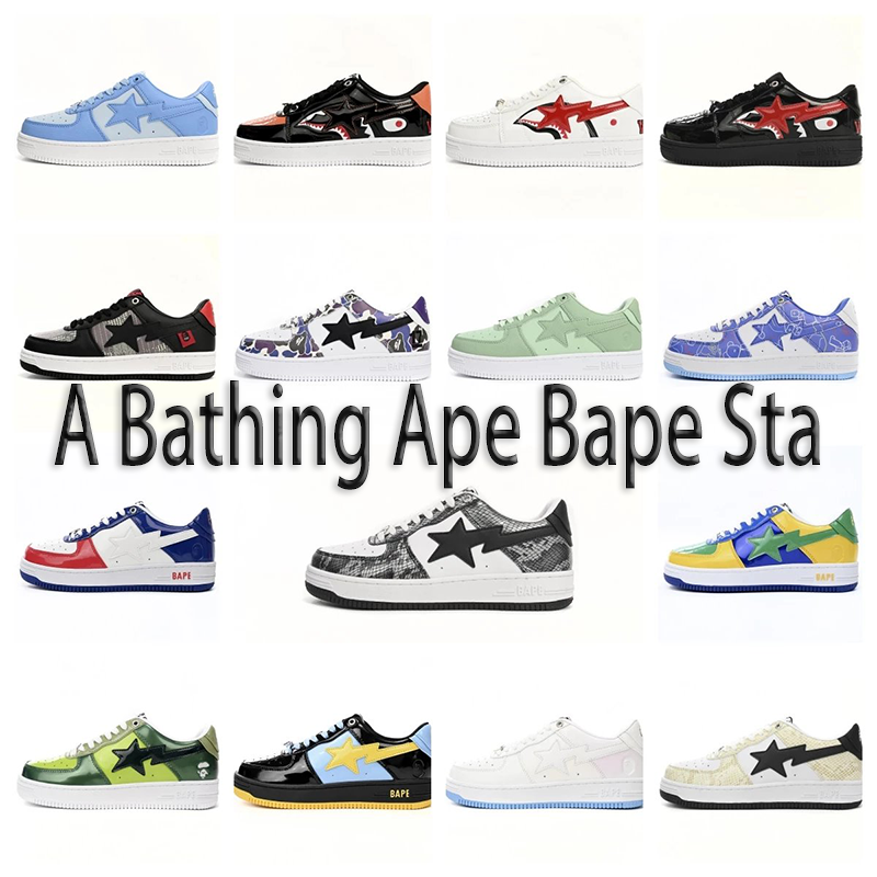 A Bathing Ape Bape Sta Sneakers Limited Edition Streetwear Shoes