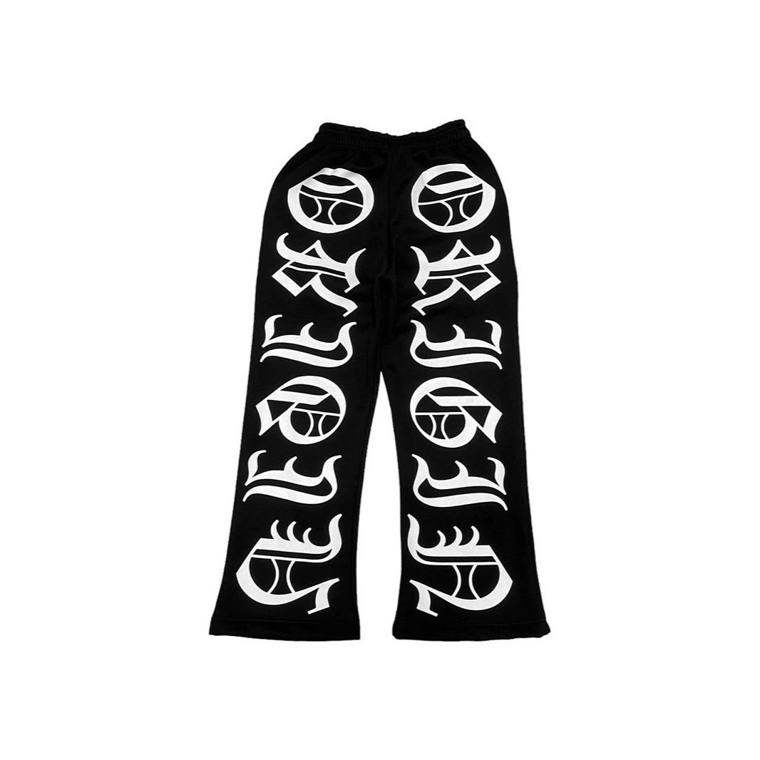 Off-White Black Logo Print Sweatpants