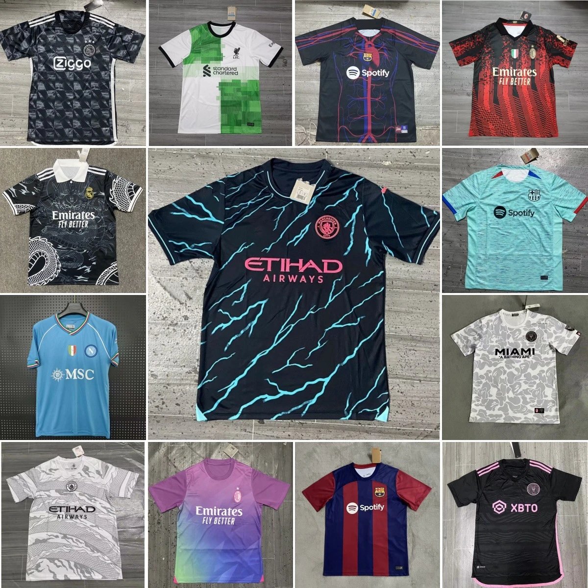 Official Football Club Jerseys 2023-2024 Season