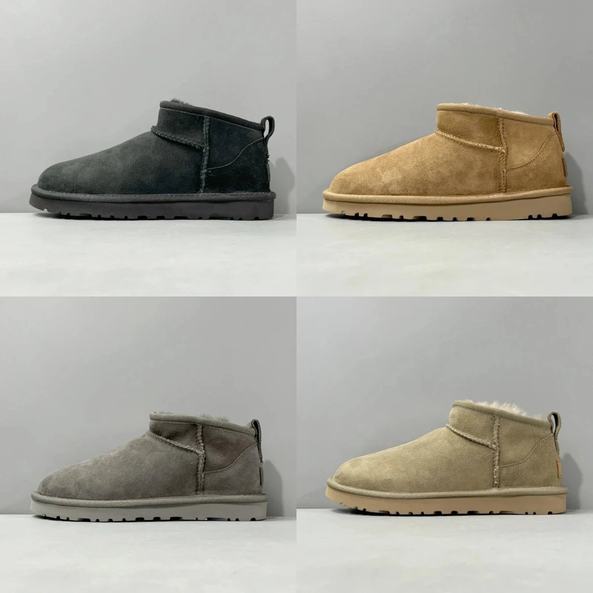 Classic Mini Boots for Men and Women in Various Colors