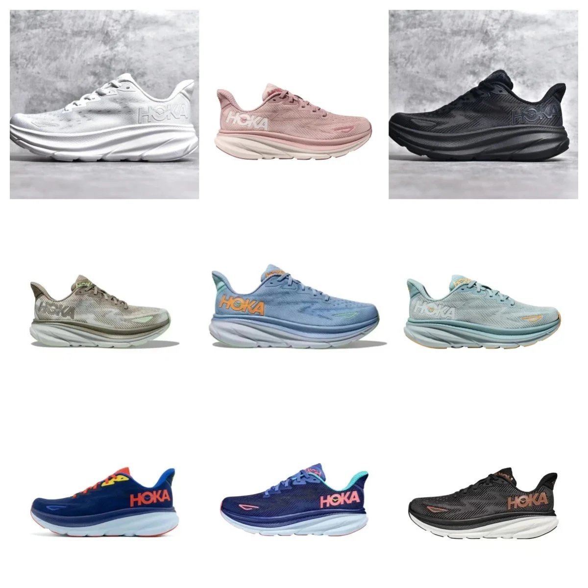 HOKA Running Shoes Lightweight Cushioned Performance Sneakers
