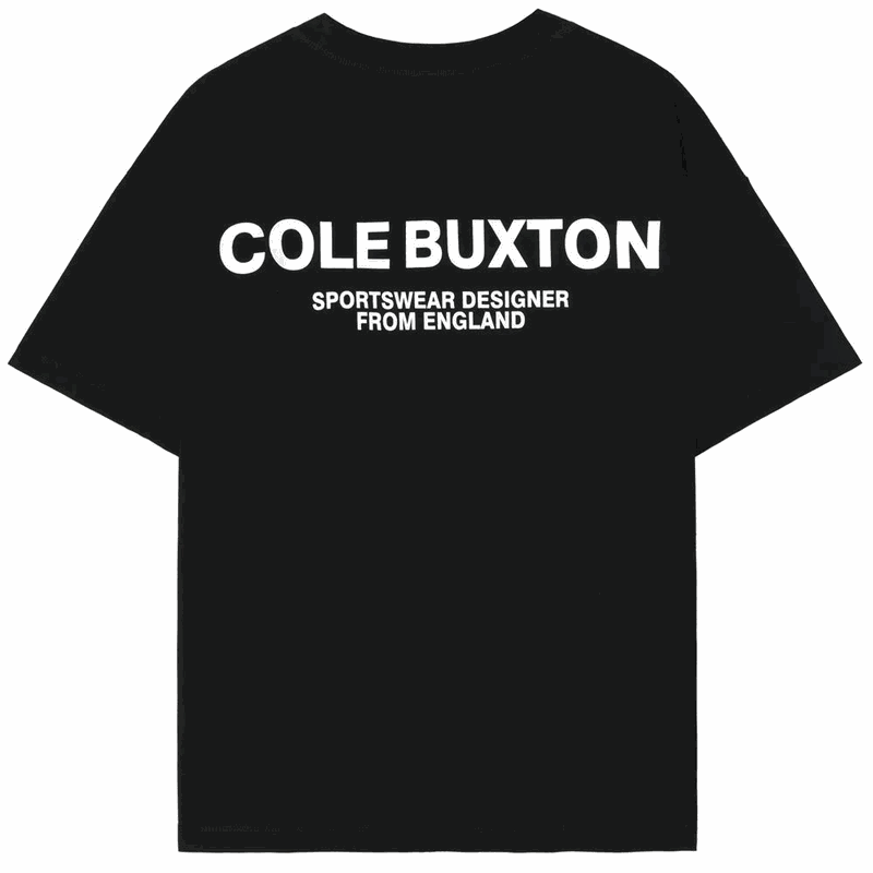 Cole Buxton Sportswear Designer T-Shirt Black