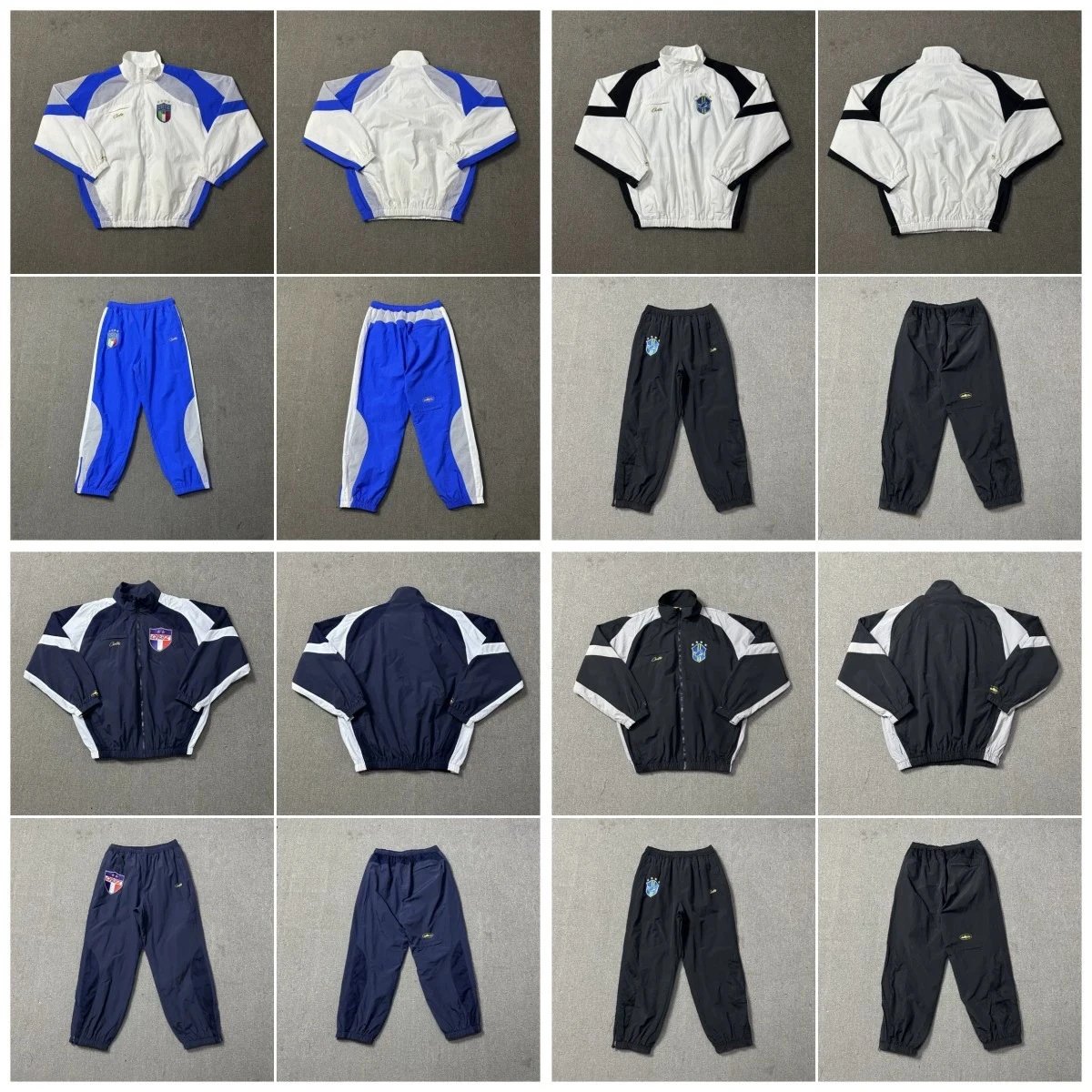 Diadora Italy National Team Track Suit Jacket and Pants Set