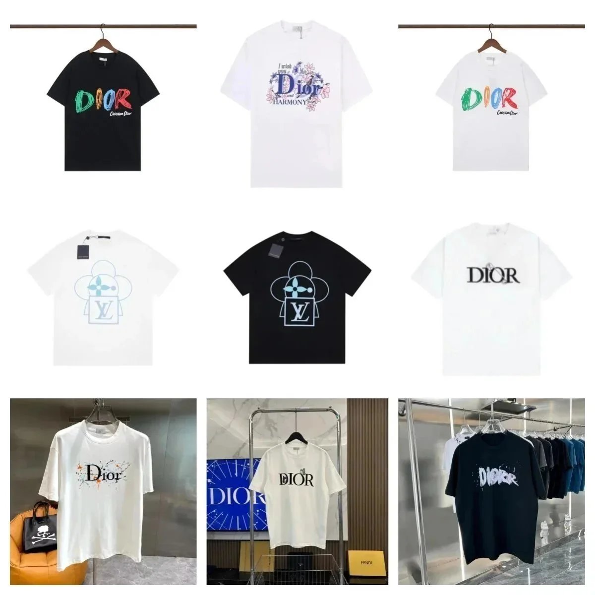 Dior T-Shirts Collection - Fashionable Men's and Women's Tees
