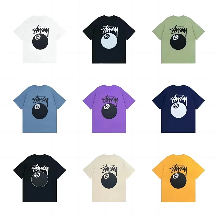 Stussy 8 Ball T-Shirt Collection - Classic Streetwear Design