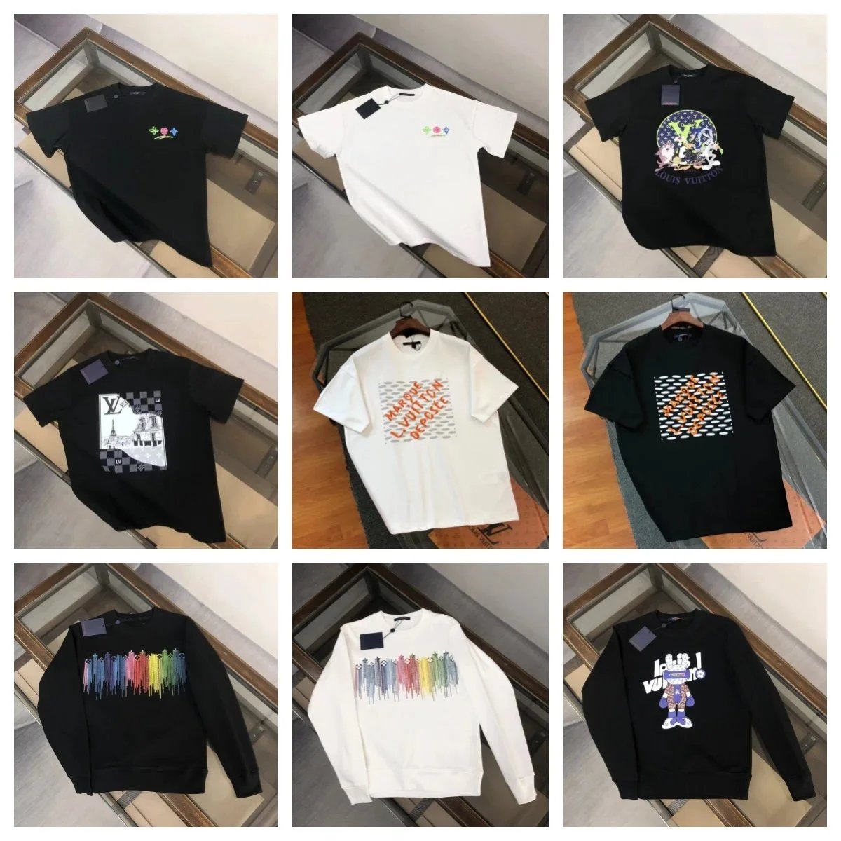 Louis Vuitton T-Shirts and Hoodies with Graphic Prints