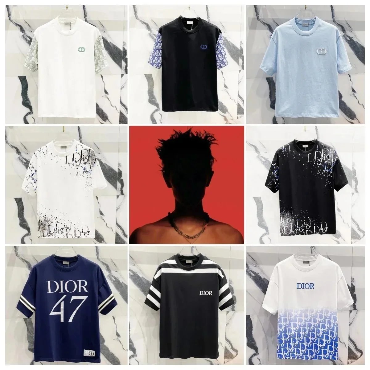 Dior T-Shirts Collection Men's Fashion Streetwear
