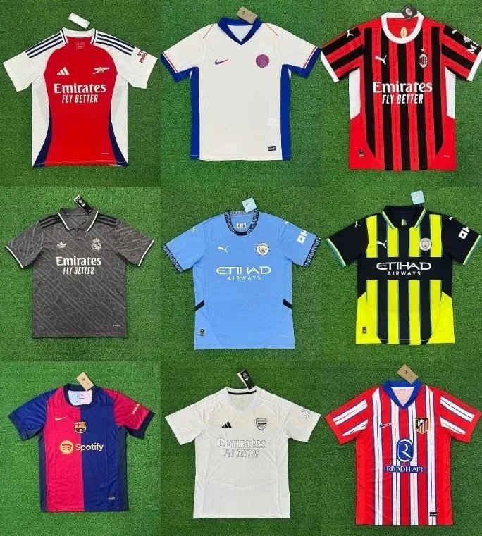 Official Football Club Jerseys for Men and Kids