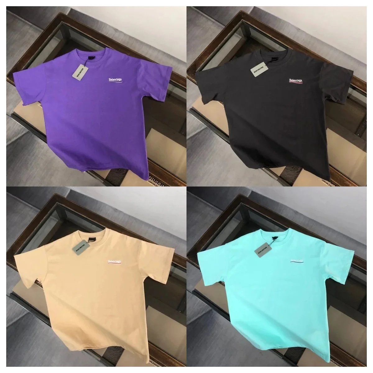 Balenciaga Logo T-Shirt for Men and Women