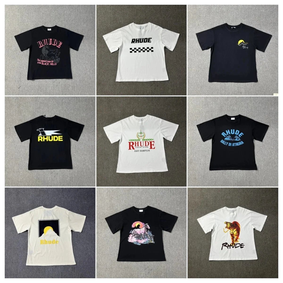 RHUDE T-Shirts Collection - Streetwear Fashion Tees