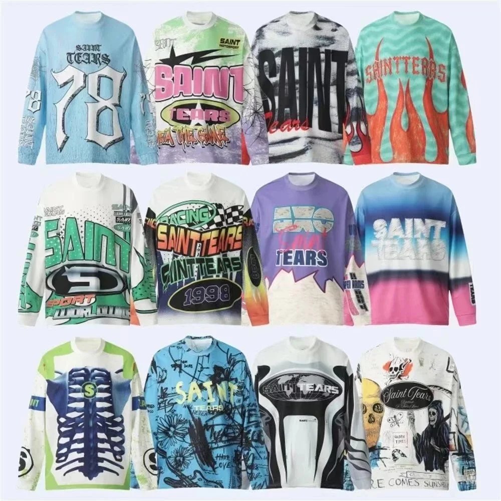 Saint Tears Long Sleeve Graphic Sweatshirts Collection